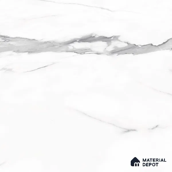 Budget Friendly Large Format Marble Floor & Wall Tile TL 01476 Amber Statuario 6 ft x 4 ft Glossy Finish Vitrified Tile - 9 mm | Suitable For Living Room, Bedroom, Office | Adhesive and Spacers Must be Used During Installation