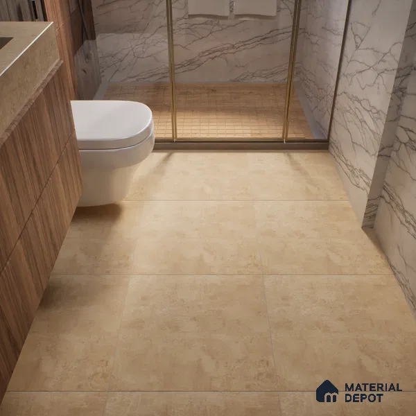 TL 01492 Chamoisee Brown 2 ft x 2 ft Matte Finish Wall and Floor Porcelain Tile - 9 mm