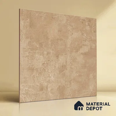 TL 01492 Chamoisee Brown 2 ft x 2 ft Matte Finish Wall and Floor Porcelain Tile - 9 mm