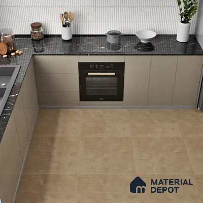 TL 01492 Chamoisee Brown 2 ft x 2 ft Matte Finish Wall and Floor Porcelain Tile - 9 mm