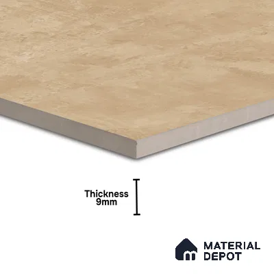 TL 01492 Chamoisee Brown 2 ft x 2 ft Matte Finish Wall and Floor Porcelain Tile - 9 mm