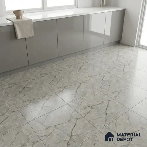 TL 01503 Beige 2 ft x 2 ft Matte Finish Wall and Floor Porcelain Moroccan Tile - 9 mm