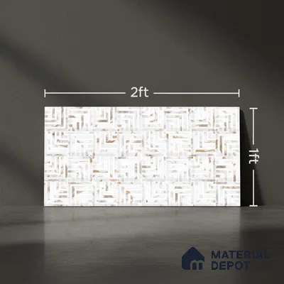 TL 01532 B Satvario Gold HL1 600 x 300 mm Ceramic Wall Tile - 8 mm