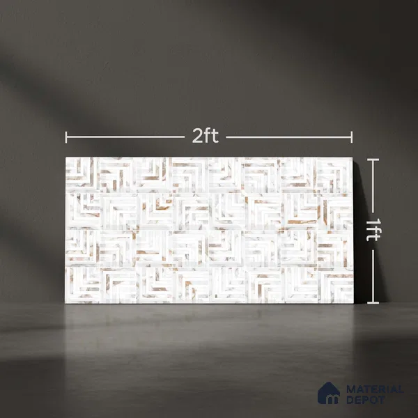 TL 01532 B Satvario Gold HL1 600 x 300 mm Ceramic Wall Tile - 8 mm