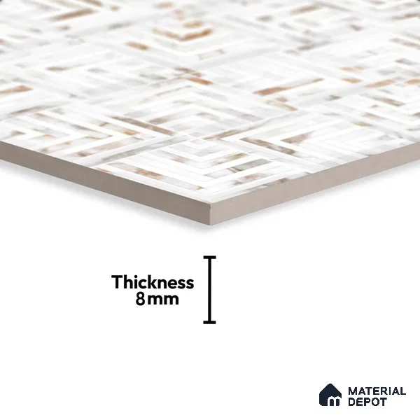 TL 01532 B Satvario Gold HL1 600 x 300 mm Ceramic Wall Tile - 8 mm