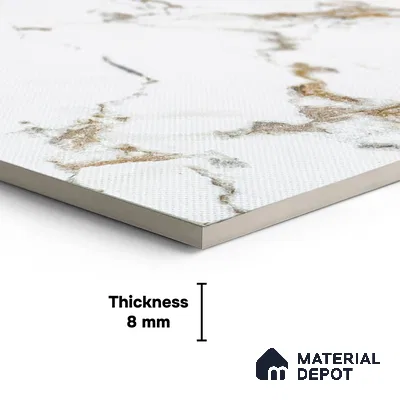 TL 01532 A Satvario Gold 300 x 300 mm Ceramic Anti Skid Matte Finish Bathroom Floor Tile - 8 mm