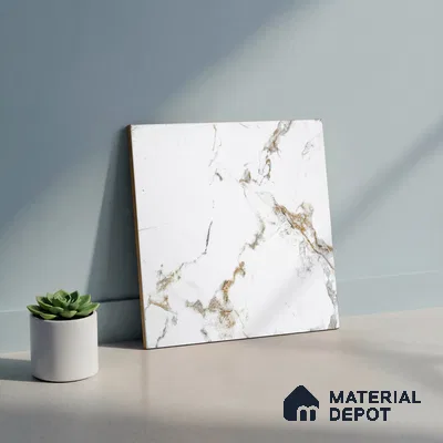 TL 01532 A Satvario Gold 300 x 300 mm Ceramic Anti Skid Matte Finish Bathroom Floor Tile - 8 mm