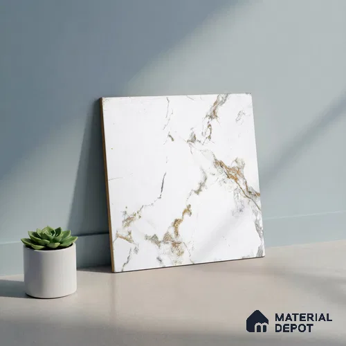 TL 01532 A Satvario Gold 300 x 300 mm Ceramic Anti Skid Matte Finish Bathroom Floor Tile - 8 mm