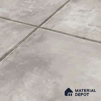 Stone Look Matte Finish Grey Ceramic Floor Tile | TL 01536 | 1 ft x 1 ft - 8 mm | Suitable For Bathroom, Balcony & Utility Area