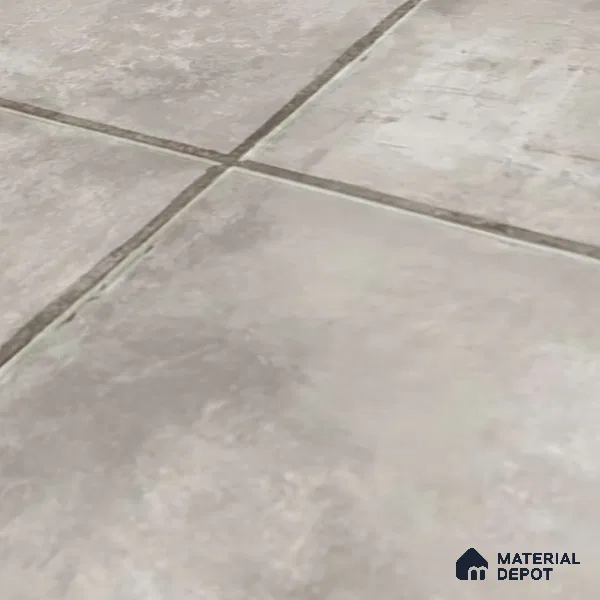 Stone Look Matte Finish Grey Ceramic Floor Tile | TL 01536 | 1 ft x 1 ft - 8 mm | Suitable For Bathroom, Balcony & Utility Area