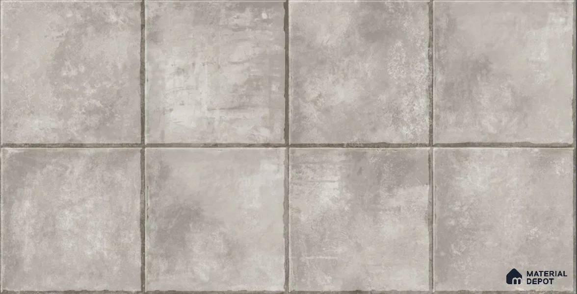 Stone Look Matte Finish Grey Ceramic Floor Tile | TL 01536 | 1 ft x 1 ft - 8 mm | Suitable For Bathroom, Balcony & Utility Area
