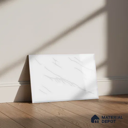 TL 01620 A Light Blanc White 18 x 12 inch Glossy Finish Ceramic Wall Tile - 6 mm