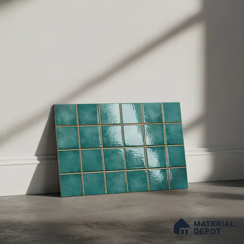 Subway Wall Tile TL 01621 C Dark Green 18 x 12 inch Glossy Finish Ceramic Tile - 6 mm