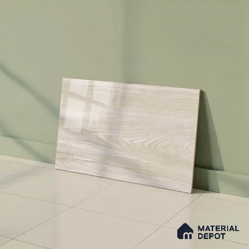TL 01630 A Light Sandy Beige 18 x 12 inch Glossy Finish Ceramic Wall Tile - 6 mm