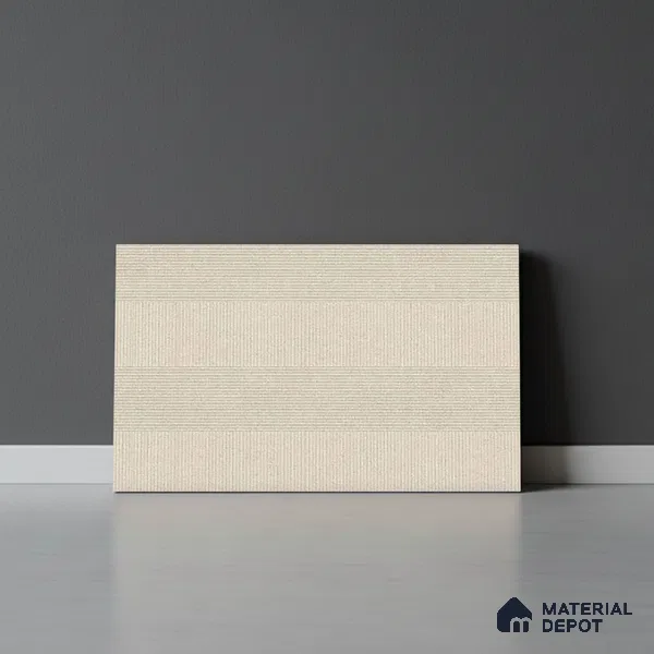 TL 01644 C Dark Beige 18 x 12 inch Matte Finish Ceramic Wall Tile - 6 mm