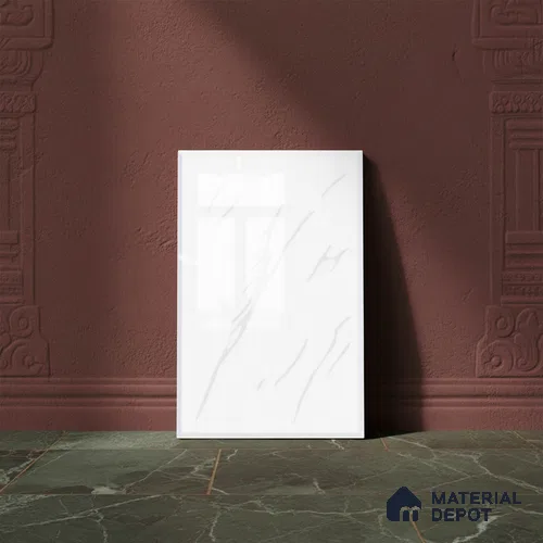 TL 01656 C Highlighter 3 White 18 x 12 inch Glossy Finish Ceramic Wall Tile - 6 mm