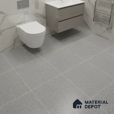 Parking Tile Grigio Grey 12 x 12 inch Anti Skid Matte Finish Vitrified Floor Tile - 8 mm | TL 01826 C | Suitable for Parking, Terrace & Outdoor Areas