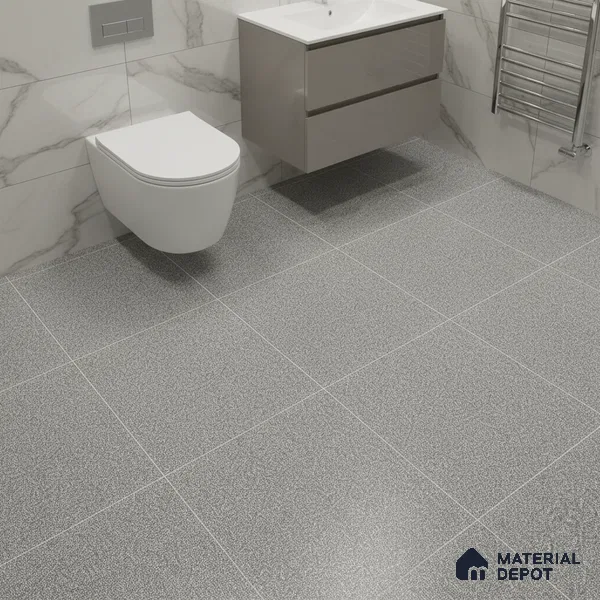 Parking Tile Grigio Grey 12 x 12 inch Anti Skid Matte Finish Vitrified Floor Tile - 8 mm | TL 01826 C | Suitable for Parking, Terrace & Outdoor Areas