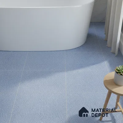 Stone Floor Tile Oceanic Blue 12 x 12 inch Anti Skid Matte Finish Vitrified Floor Tile - 8 mm | TL 01826 | Suitable for Bathroom, Courtyard, Balcony