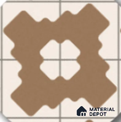 TL 01840 Beach Brown 16 x 16 inch Matte Finish Vitrified Parking / Outdoor Floor Tile - 12 mm | Pattern Alignment May Vary | 2-3 mm Spacer is Mandatory