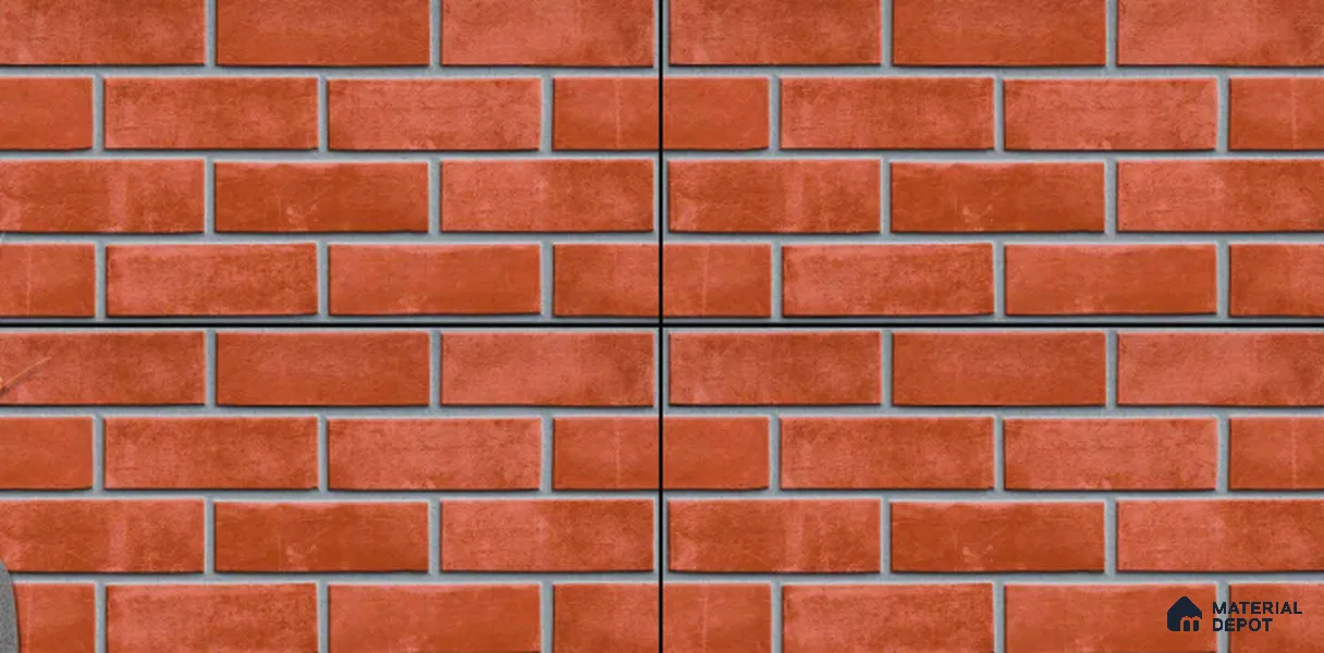 TL 02149 Brick Look 600 x 300 mm Sugar Finish Tile - 8 mm | Please Expect a Slight Variation of Pattern