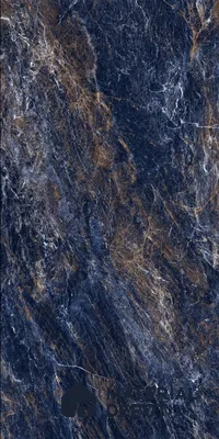 Marble Sodalite Blue Wall & Floor Tile TL 02183 Navy Blue 4 ft x 2 ft High Gloss Finish Vitrified Tile - 9 mm | 5 Random Designs | Suitable For Living Room, Bedroom, Dining