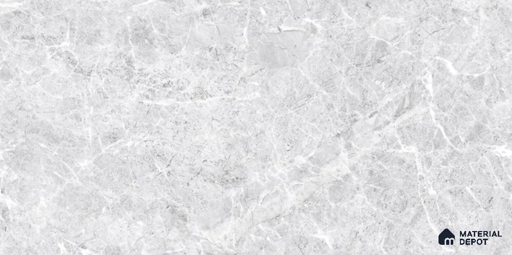 TL 02186 1 Spider Grey 4 ft x 2 ft Polished Finish Endless Glazzed Vitrified Wall & Floor Tile - 9 mm (Random 4)