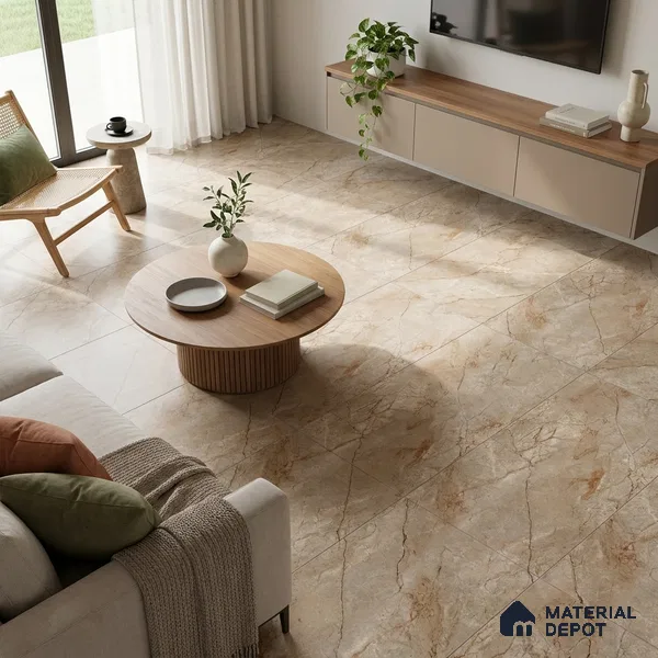TL 02223 1 Mostaco Brown 4 ft x 2 ft Vitrified Tile - 9 mm