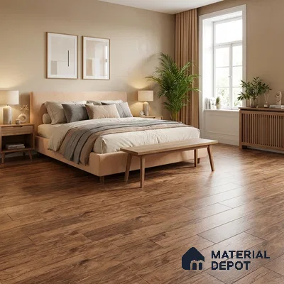 TL 02325 Cocoa Brown 1000 x 200 mm Matte Finish Porcelain Wall & Floor Tile - 9 mm | 2-3 mm Spacer is Mandatory (Sample)