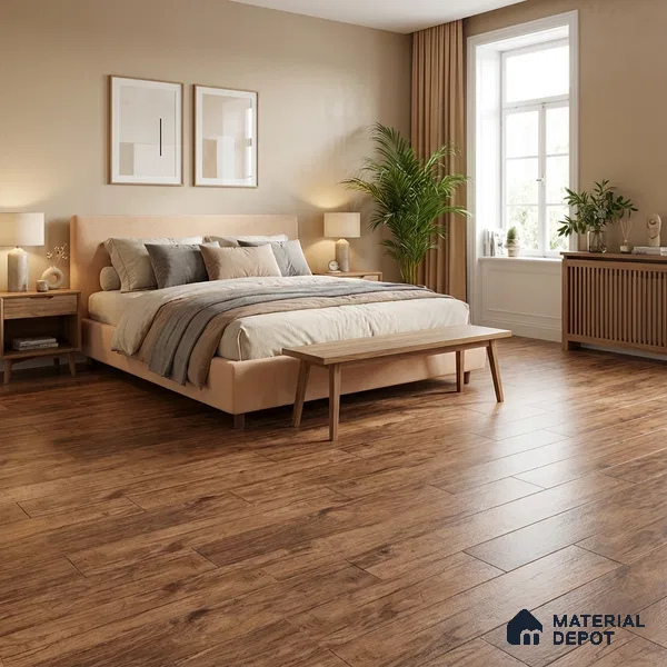 TL 02325 Cocoa Brown 1000 x 200 mm Matte Finish Porcelain Wall & Floor Tile - 9 mm | 2-3 mm Spacer is Mandatory (Sample)