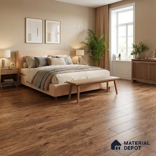 TL 02325 Cocoa Brown 1000 x 200 mm Matte Finish Porcelain Wall & Floor Tile - 9 mm | 2-3 mm Spacer is Mandatory