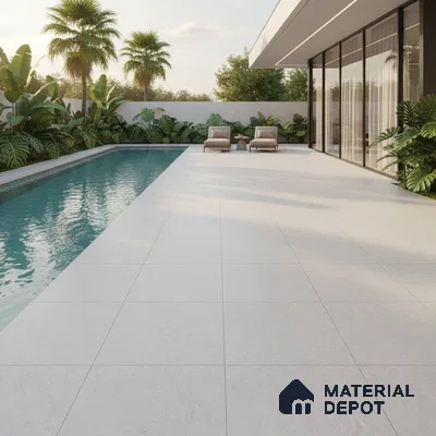 Parking Floor Tile TL 02330 A Light 16 x 16 inch Vitrified Anti Skid Matte Finish Heavy Duty Tile - 12 mm | Suitable For Outdoor, Heavy Traffic Areas | Pattern Alignment May Vary | 2-3 mm Spacer is Mandatory