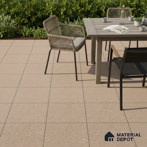 Parking Floor Tile TL 02332 B Dark 16 x 16 inch Vitrified Anti Skid Matte Finish Heavy Duty Tile - 12 mm | Suitable For Bathroom, Heavy Traffic Areas | Pattern Alignment May Vary | 2-3 mm Spacer is Mandatory