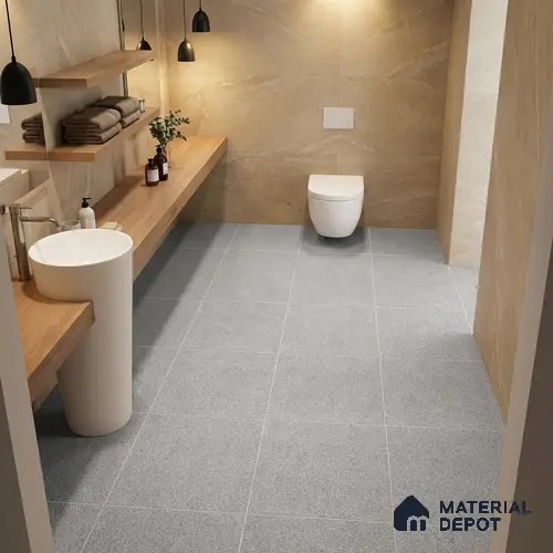 Parking Floor Tile TL 02356 16 x 16 inch Vitrified Anti Skid Matte Finish Heavy Duty Tile - 12 mm | Suitable For Outdoor, Heavy Traffic Areas | Pattern Alignment May Vary | 2-3 mm Spacer is Mandatory