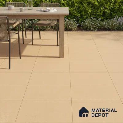 Parking Floor Tile TL 02358 16 x 16 inch Vitrified Anti Skid Matte Finish Heavy Duty Tile - 12 mm | Suitable For Bathroom, Heavy Traffic Areas, Courtyard | Pattern Alignment May Vary | 2-3 mm Spacer is Mandatory
