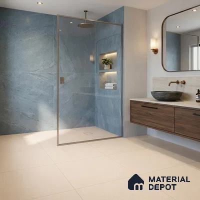 Parking Floor Tile TL 02359 16 x 16 inch Vitrified Anti Skid Matte Finish Heavy Duty Tile - 12 mm | Suitable For Bathroom, Balcony, Heavy Traffic Areas | Pattern Alignment May Vary | 2-3 mm Spacer is Mandatory
