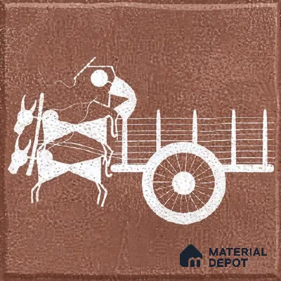 Moroccan Floor Tile TL 02405 B Mini Royal Village HL 1 ft x 1 ft Matte Finish Vitrified Parking Floor Tile - 12 mm (8 Random Design) | Suitable for Bathroom, Courtyard, Balcony | Please Expect a Slight Variation of Pattern