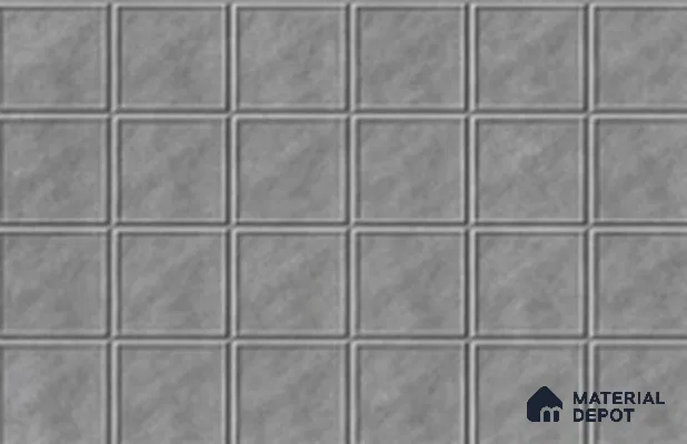 TL 02409 C Foggy Grey Dark 18 x 12 inch Glossy Finish Ceramic Wall Tile - 6 mm