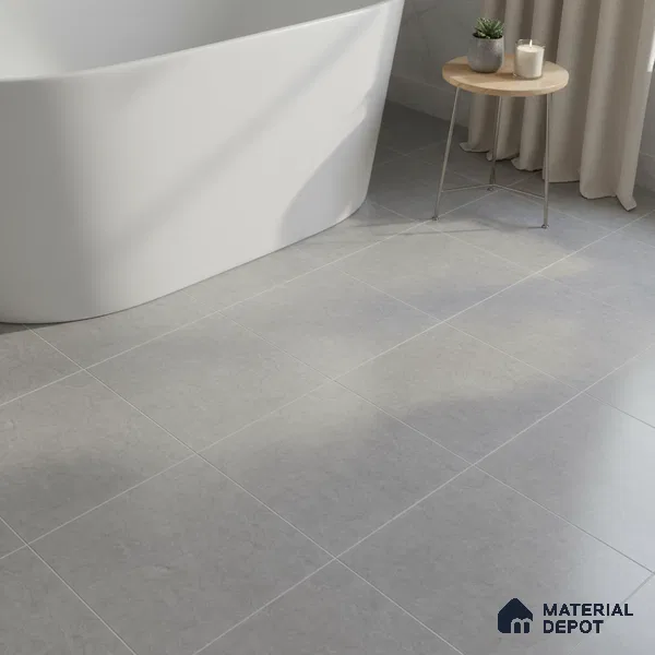 TL 02410 D Grigio Grey Matching Floor 12 x 12 inch Matte Finish Ceramic Floor Tile - 6 mm (Sample)