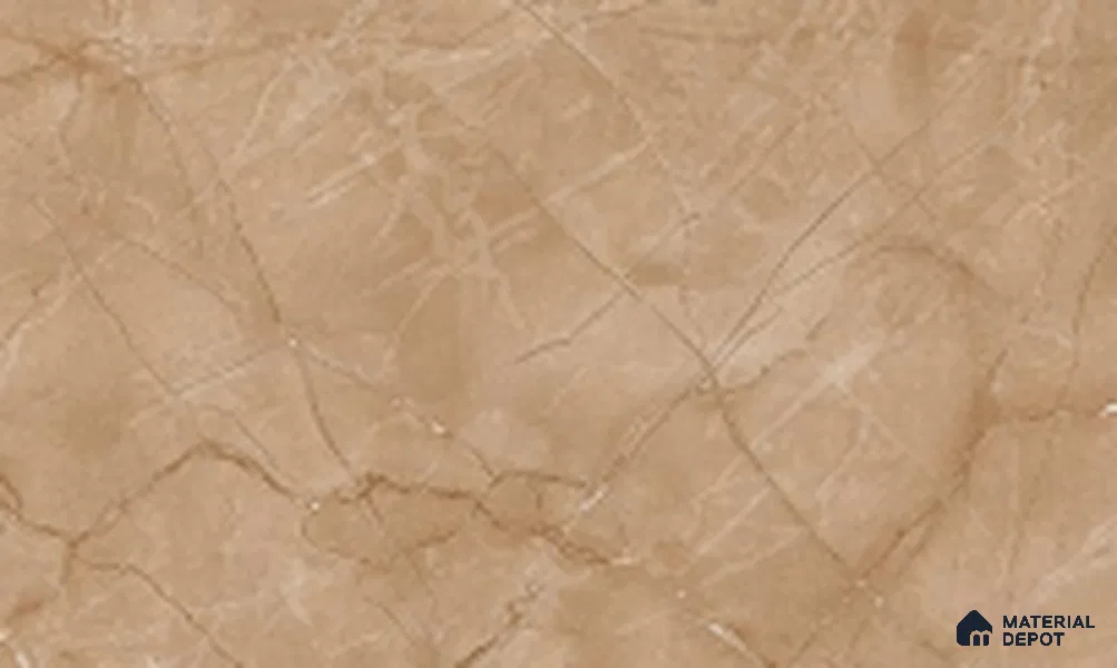 TL 02447 C Terra Brown Dark 18 x 12 inch Glossy Finish Ceramic Wall Tile - 6 mm