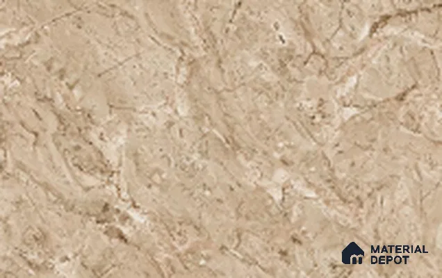 TL 02451 C Buff Beige Dark 18 x 12 inch Glossy Finish Ceramic Wall Tile - 6 mm