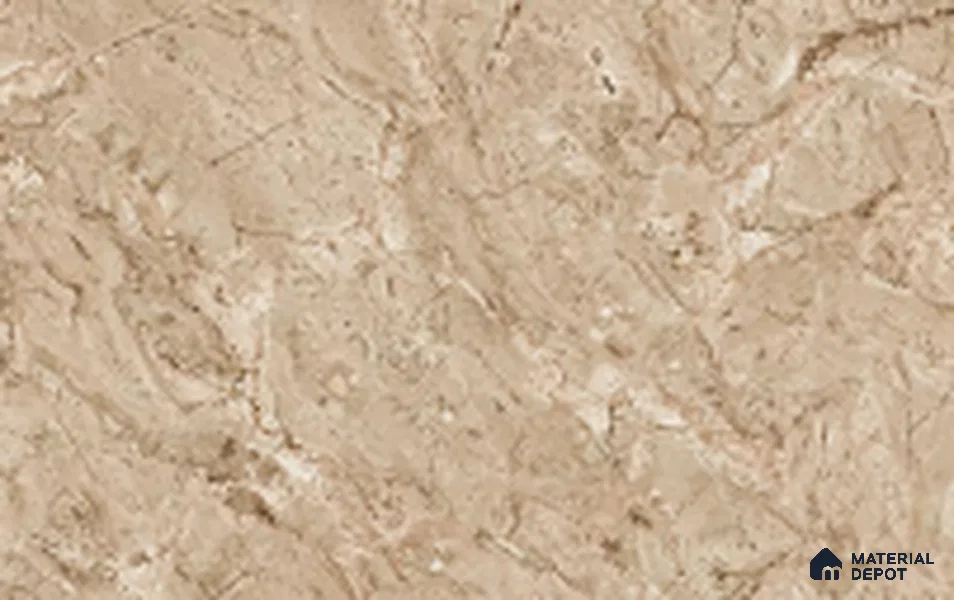 TL 02451 C Buff Beige Dark 18 x 12 inch Glossy Finish Ceramic Wall Tile - 6 mm