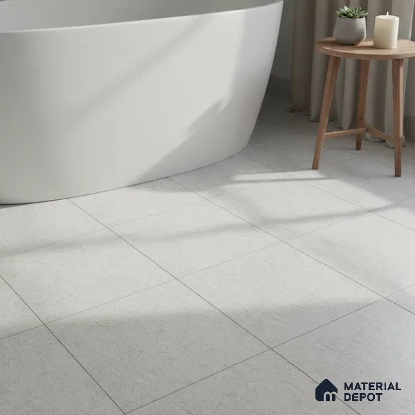 TL 02458 D Silver Matching Floor 12 x 12 inch Matte Finish Ceramic Floor Tile - 6 mm (Sample)