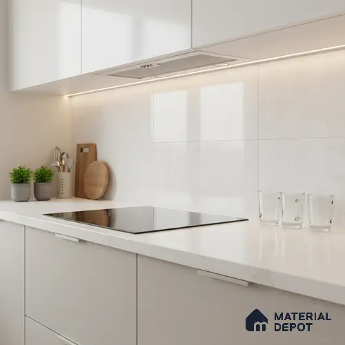 TL 02459 A Silver Light 2 ft x 1 ft Glossy Finish Ceramic Wall Tile - 6 mm