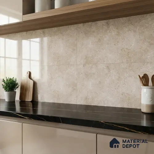 TL 02462 C Coffee Brown Dark 2 ft x 1 ft Glossy Finish Ceramic Wall Tile - 6 mm