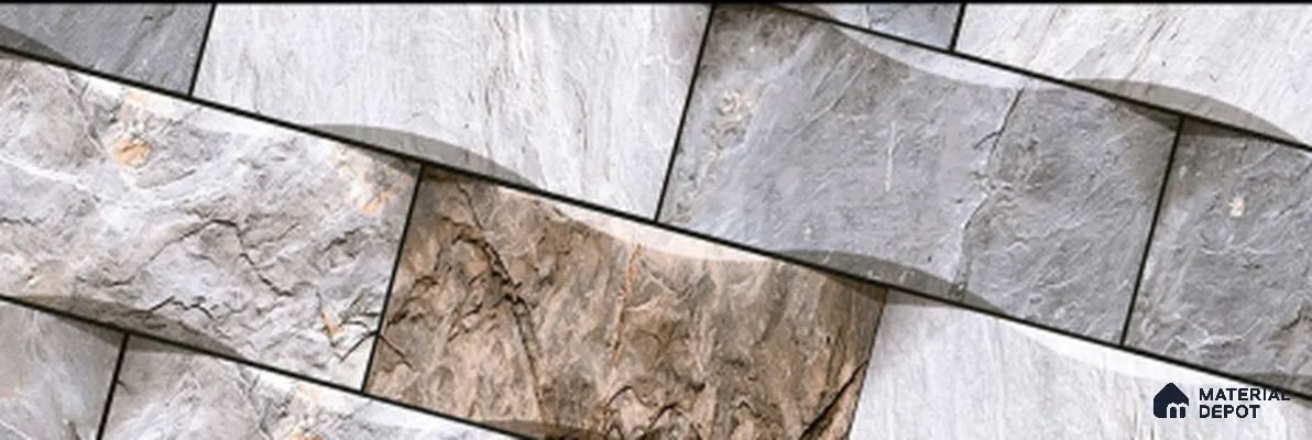 TL 02910 Platinum Grey 18 x 12 inch Glossy Finish Wall Elevation Ceramic Tile - 7 mm