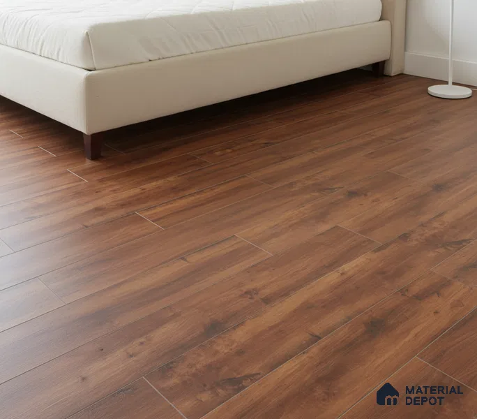 TL 02985 Brown 39 x 8 inch Matte Finish Porcelain Floor & Wall Plank Tile - 9.5 mm | 2-3 mm Spacer is Mandatory