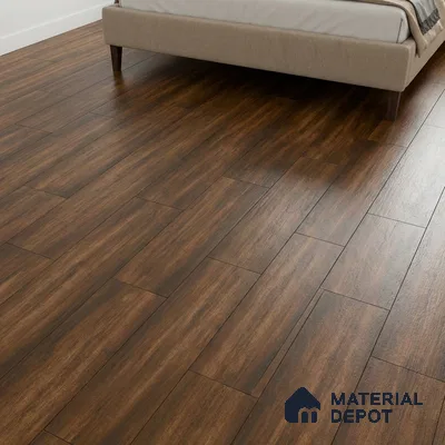 TL 02988 Marrone Brown 39 x 8 inch Matte Finish Porcelain Floor & Wall Plank Tile - 9.5 mm | 2-3 mm Spacer is Mandatory
