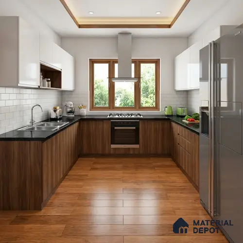 TL 02993 Coffee Brown 39 x 8 inch Matte Finish Porcelain Floor & Wall Plank Tile - 9.5 mm | 2-3 mm Spacer is Mandatory