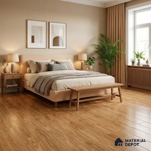 TL 03002 Cocoa 39 x 8 inch Matte Finish Porcelain Floor & Wall Plank Tile - 9.5 mm | 2-3 mm Spacer is Mandatory